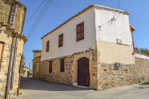 Senas Namas, Tradicinis, Architektūra, Kaimas, Gatvė, Kaimas, Pera Oreinis, Kipras