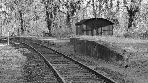 Senoji Geležinkelio Stotis, Palikti, Geležinkelio Keliai, Geležinkelio Bėgiai, Platforma, Laukiniai