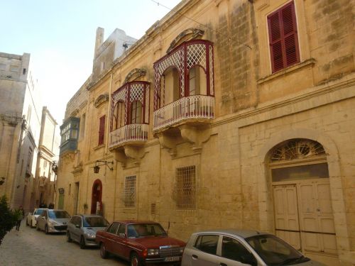 Senamiestis, Malta, Istoriškai, Balkonas, Pastatas, Architektūra, Blauzdykis, Istorinis Senamiestis
