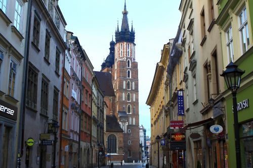 Cracow,  Krakow,  Miestas,  Senas,  Miestas,  Turgus,  Kvadratas,  Bazilika,  Bažnyčia,  Gatvė,  Bokštas,  Senas Miestas Krokuvoje