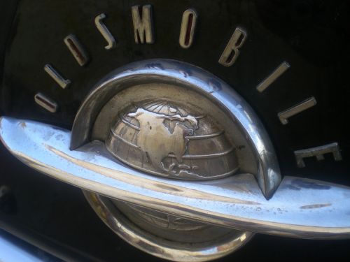 Oldtimer, Oldsmobile, Kuba, Chromas, Logotipas, Automatinis, Aušintuvas, Gaubtas
