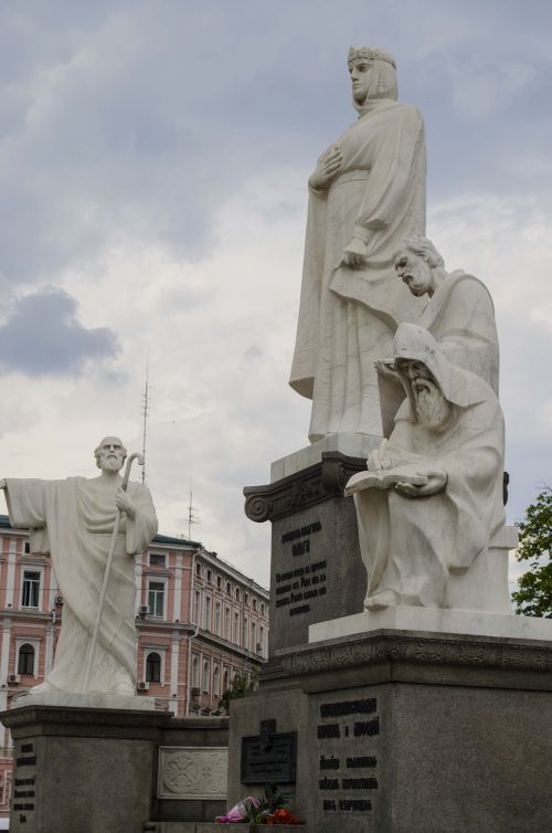 Olga, Skulptūra, Paminklas, Kiev, Ukraina
