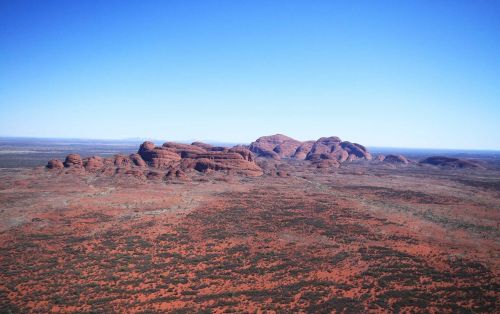 Olgas, Kata Tjuta, Kraštovaizdis, Outback, Dykuma, Šiaurės Teritorija, Australia, Gamta