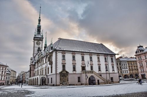 Olomoucas, Miesto Rotušė, Kvadratas, Čekijos Respublika, Kultūros Paveldas, Architektūra, Unesco