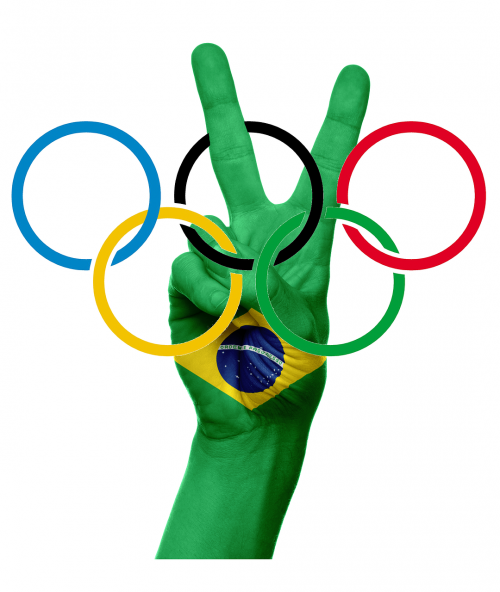 Olimpiniai Žiedai, Olimpiada, Rio De Žaneiras, 2016, Brazilija, Vėliava, Sportas, Varžybų Medaliai, Nugalėtojas, Žiūrovai, Gerbėjai, Draugystė, Sporto Jaunimas, Pasaulis