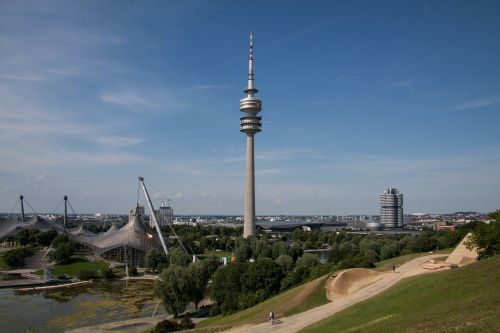 Olimpinė Vieta, Munich, Bavarija, Stogas, Architektūra, Pilonai, Tv Bokštas, X Žaidimų Įranga