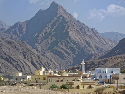 Oman, Regionas Schamal Ash-Scharqiyya, Kalnas, Kelionė, Architektūra, Gamta, Panorama