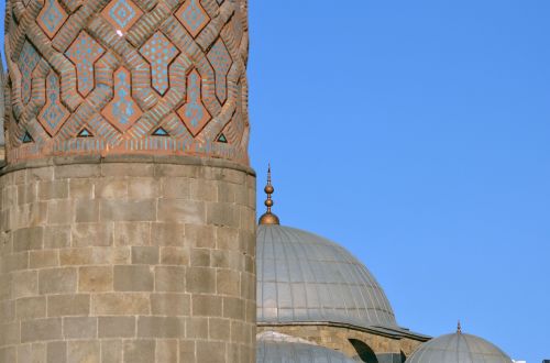 On, Erzurum, Cami, Mečetė, Turkija, Mėlynas, Architektūra, Miestas, Senas, Istorinis Miestas, Minaretai, Minaretas