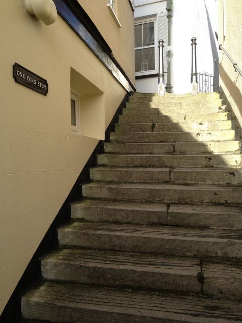 Vienas Kokso Žingsnis, Gatvė, Dartmouth, Devon, Anglija