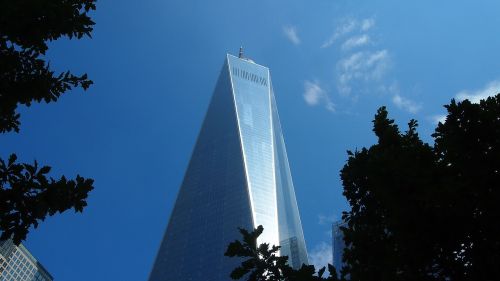 Vienas Pasaulio Prekybos Centras, Niujorkas, Usa, Turistų Atrakcijos, Stiklas, Panorama, Pasaulio Prekybos Centras, Manhatanas, Nyc, Amerikietis, Įvedimas, Didelis Obuolys, 1Wtc, Paminklas, Jungtinės Valstijos, Niujorkas, Dangoraižis