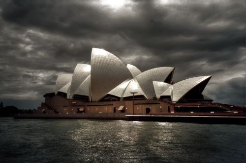 Opera, Australia, Sidnėjus, Sidnėjaus Opera, Operos Teatras, Pastatas, Orientyras, Lankytinos Vietos