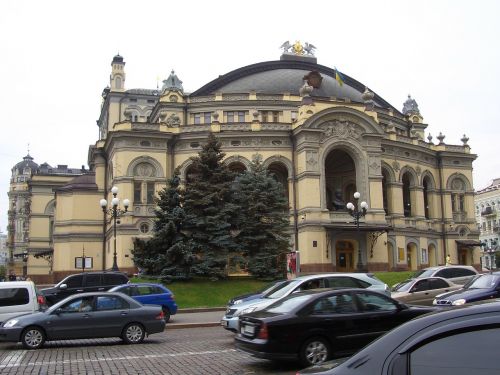 Opera, Namas, Pastatas, Kiev, Architektūra, Orientyras, Kelionė, Turizmas, Žinomas, Teatras, Ukraina