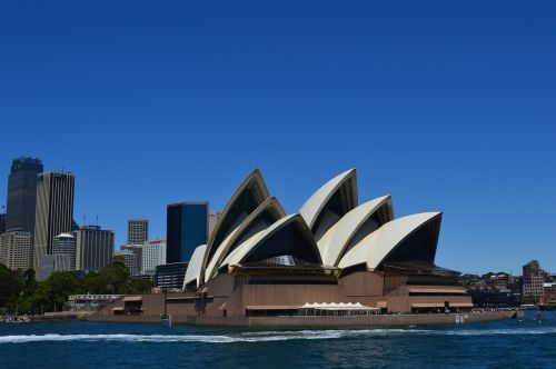 Operos Teatras, Sidnėjus, Australia, Architektūra, Panorama, Jūra, Opera, Operos Teatras, Orientyras, Plytelės