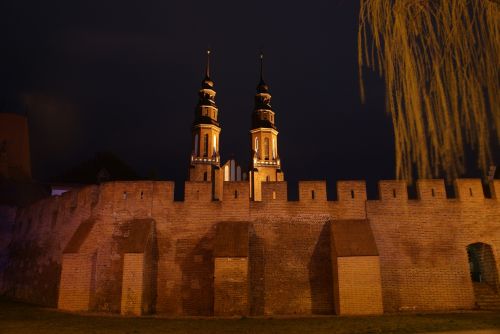 Opolė, Katedra, Katedra Opole, Nakties Nuotrauka, Naktis, Naktis, Miestas Naktį, Naktinis Miestas, Pilis