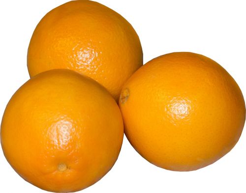 Oranžinė, Apelsinai, Vaisiai, Saldus, Maistas, Ant Balto Fono, Iškirpti, Projektas