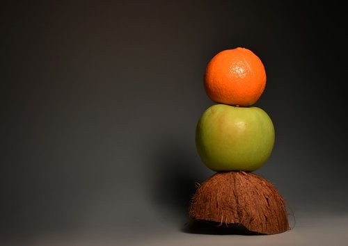 Oranžinė,  Apple,  Žalias Obuolys,  Žalias,  Vaisių,  Kokoso,  Bokštas,  Maisto,  Sveiki,  Edward Weston