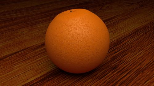 Oranžinė, Vaisiai, Citrusinis Vaisius, Fotorealistikas, Medinis Fonas, Ledas