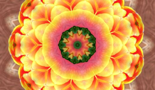 Fonas,  Tapetai,  Kaleidoskopas,  Oranžinė,  Geltona,  Gėlių,  Geometrinis,  Gėlė,  Simetrija,  Oranžinis Ir Geltonas Kaleidoskopas