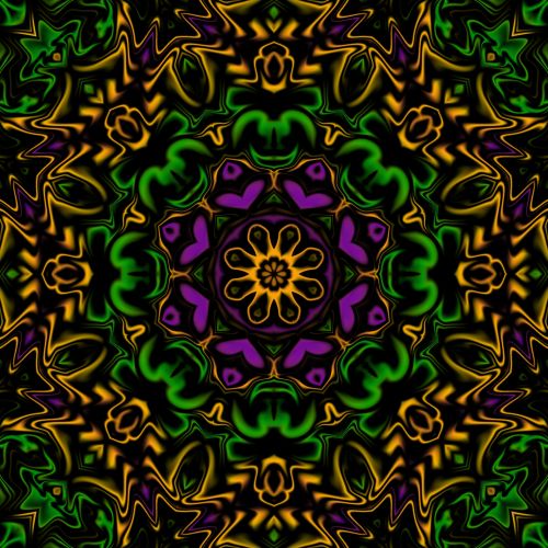 Kaleidoskopas,  Abstraktus,  Žalias,  Oranžinė,  Violetinė,  Oranžinė Žalia Violetinė Kaleidoskopas