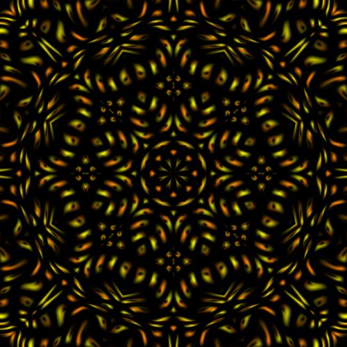 Kaleidoskopas,  Snaigė,  Geltona,  Juoda,  Oranžinė,  Abstraktus,  Oranžinis Geltonas Juodas Kaleidoskopas