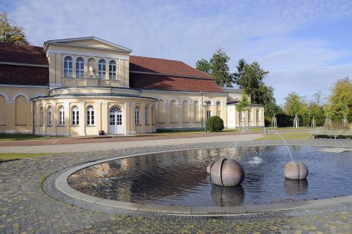Orangerie Neustrelitz, Fontanas, Parkas, Vanduo, Restoranas