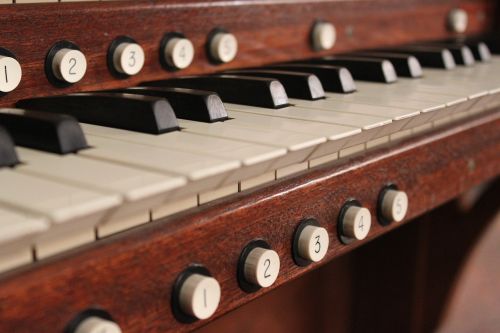 Organas, Klaviatūra, Muzika, Instrumentas, Balta, Juoda, Raktas, Fortepijono Klavišai, Vamzdis