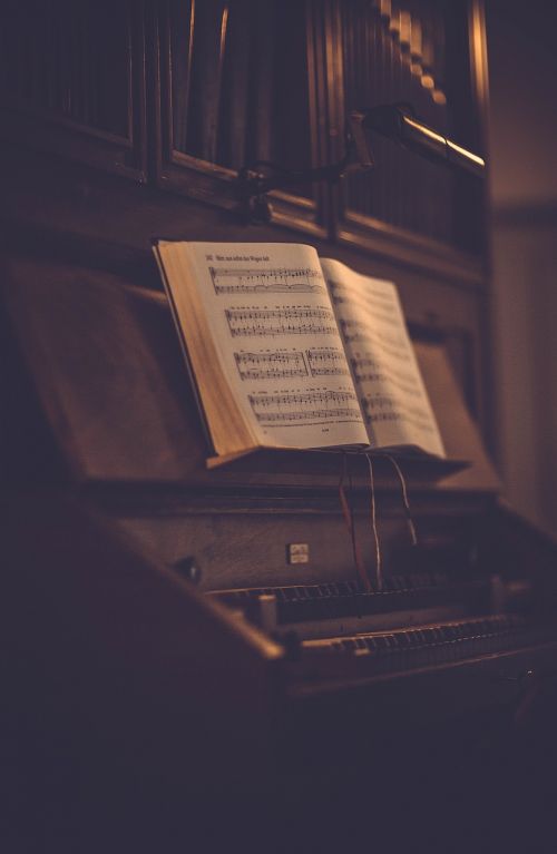 Organas, Bažnytinis Instrumentas, Kirhe, Knyga, Muzika, Krikščionybė