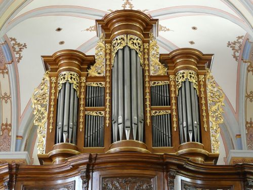 Organas, Bažnyčia, Organų Švilpukas, Architektūra, Bažnytinis Organas, Hoz, Muzika, Instrumentas, Beilstein, Mosel