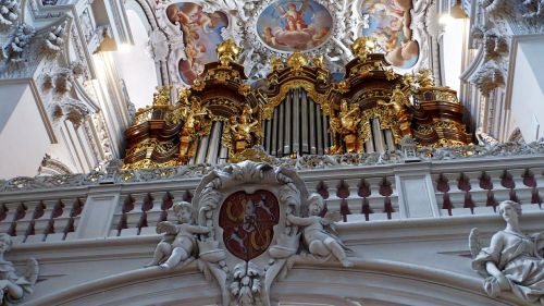 Organų Švilpukas, Organas, Bažnyčia, Bažnytinis Organas, Passau, Dom