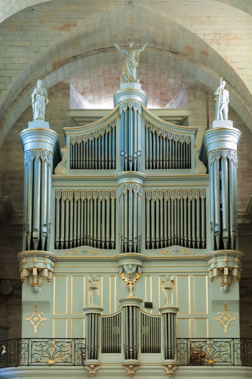 Organai, Bažnyčia, Muzika, Instrumentas, Beaucaire, Notre-Dame-Des-Apple, Interjeras