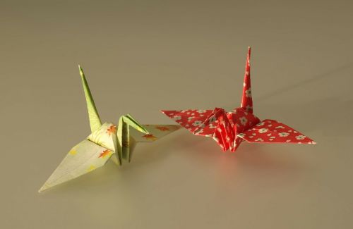 Origami, Kranai, Popierius, Formos, Menas, Meno, Makro, Iš Arti, Japanese