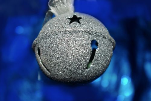 Ornamentas, Kalėdos, Mirgėjimas, Kalėdiniai Dekoracijos, Žiema, Mėlynas, Sidabras