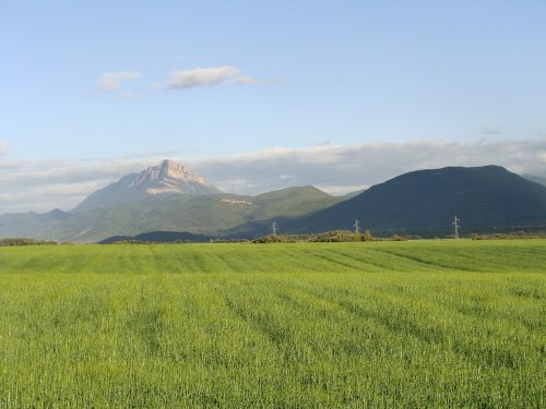 Airel, Huesca, Santa Cilja, Kraštovaizdis, Kalnas