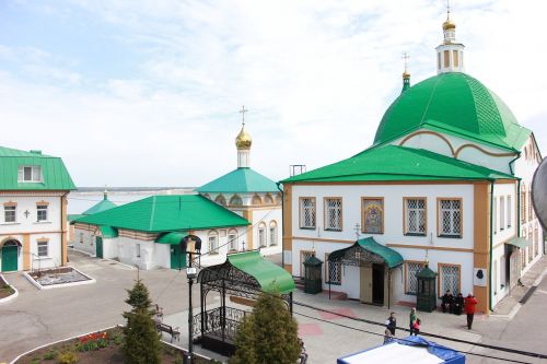 Ortodoksas, Bažnyčia, Rusija, Katedra, Religinis, Cheboksaras