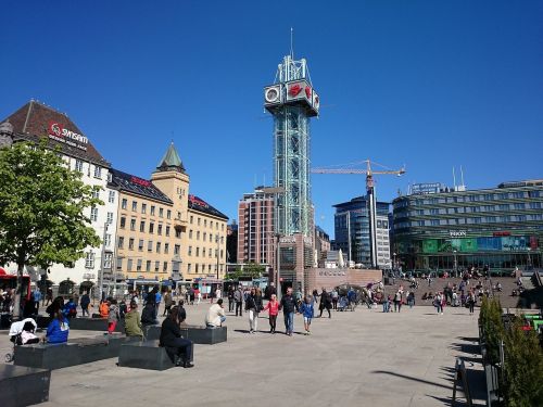 Oslo, Centro, Miestas, Architektūra, Šiuolaikiška, Miesto Panorama