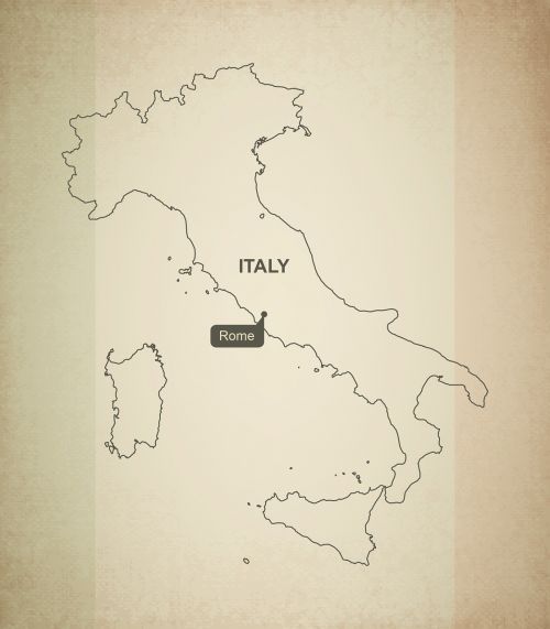 Kontūrai, Žemėlapis, Italy, Geografija, Šalis, Žemėlapiai, Europa, Tikslus, Vėliava