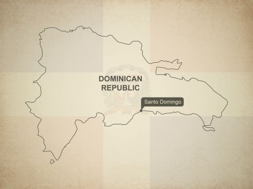 Kontūrai, Žemėlapis, Dominikos Respublika, Geografija, Šalis, Žemėlapiai, Šiaurės Amerika, Tikslus, Vėliava