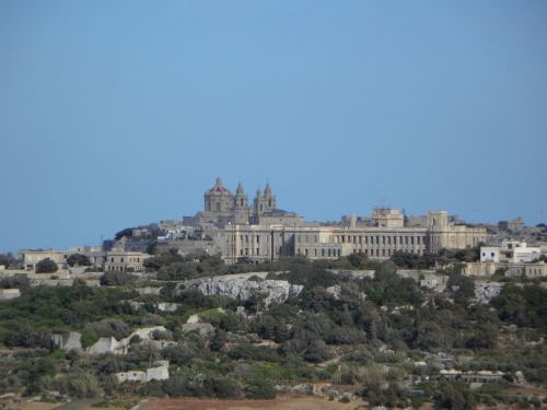 Perspektyva, Vaizdas, Malta, Mdina, Bažnyčia, Kaimas, Miestas