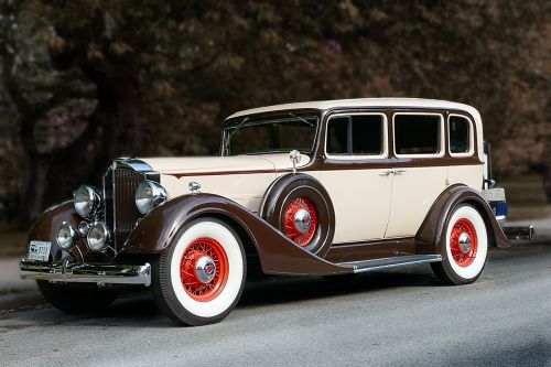 Pakuotė, 1934, Automobilis, Klasikinis, Automatinis, Vintage, Senovinis
