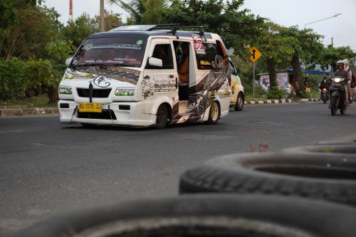 Padangas, Viešasis Transportas, Indonezija, Automobilio Modifikacija, Originalas
