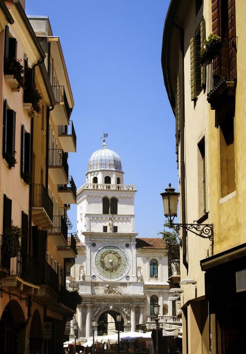Padova, Miestas, Italy, Centro, Piazza, Architektūra, Turgaus Aikštė, Pastatas