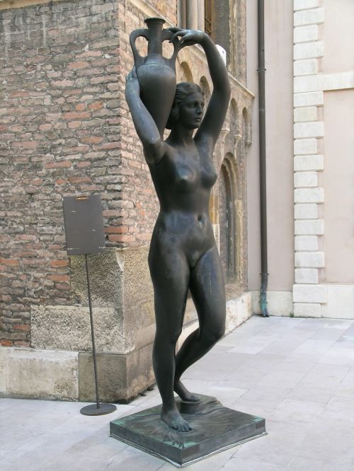 Padova, Statula, Skulptūra, Italy, Veneto, Menas