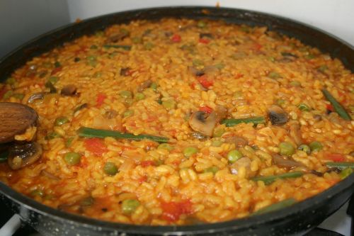 Paella, Vegetariškas, Maistas, Ispanija