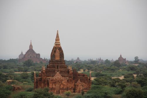Pagoda, Bagan, Mianmaras, Šventykla, Burma, Asija, Plytos