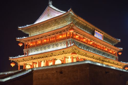 Pagoda, Kinija, Šventas, Xian, Daugiaspalvis, Asija, Istorija