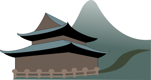 Pagoda, Šventykla, Japonija, Kinija, Korėja, Šventykla, Asian, Pastatas, Nemokama Vektorinė Grafika
