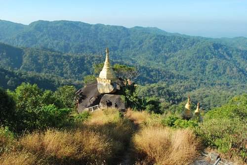 Pagoda,  Mano Statw,  Mianmaras