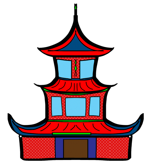 Pagoda, Naujieji Metai, Kinija, Naujųjų Metų Drakonas, Vaikas