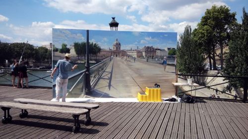 Dailininkas, Sistema, Seine, Tiltas, Paris