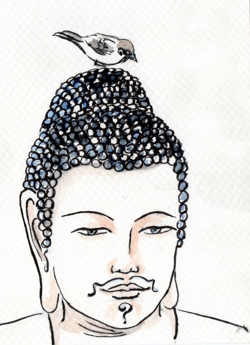 Dažymas, Buda, Paukštis